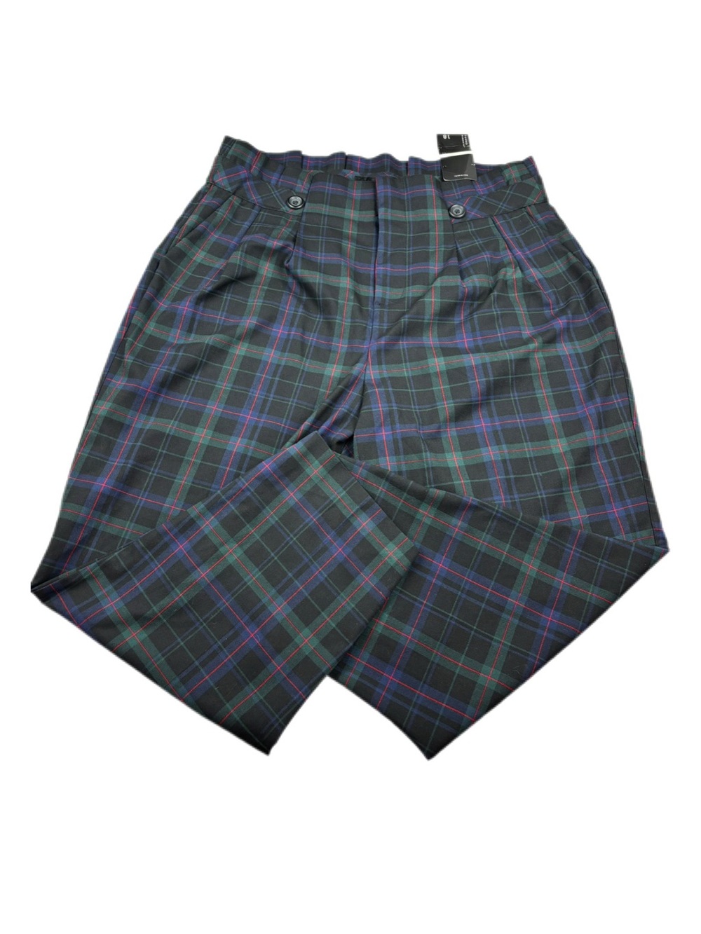 NWT! Torrid 4PLAID PAPERBAG TAPERED PANT Size 18